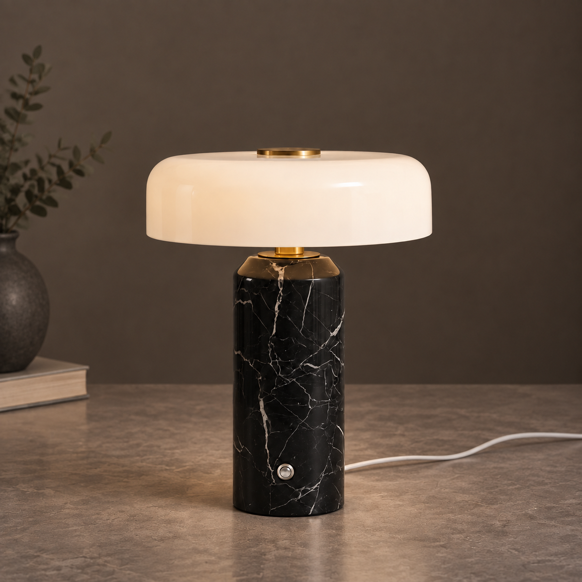 Juniper Marble Cordless Table Lamp