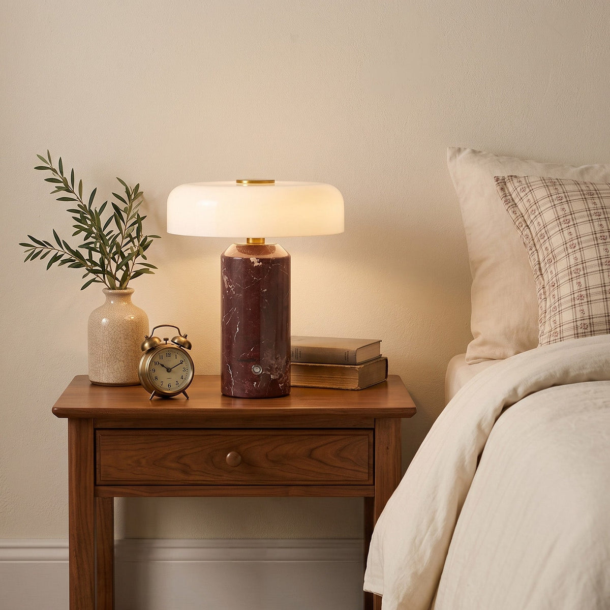 Juniper Marble Cordless Table Lamp
