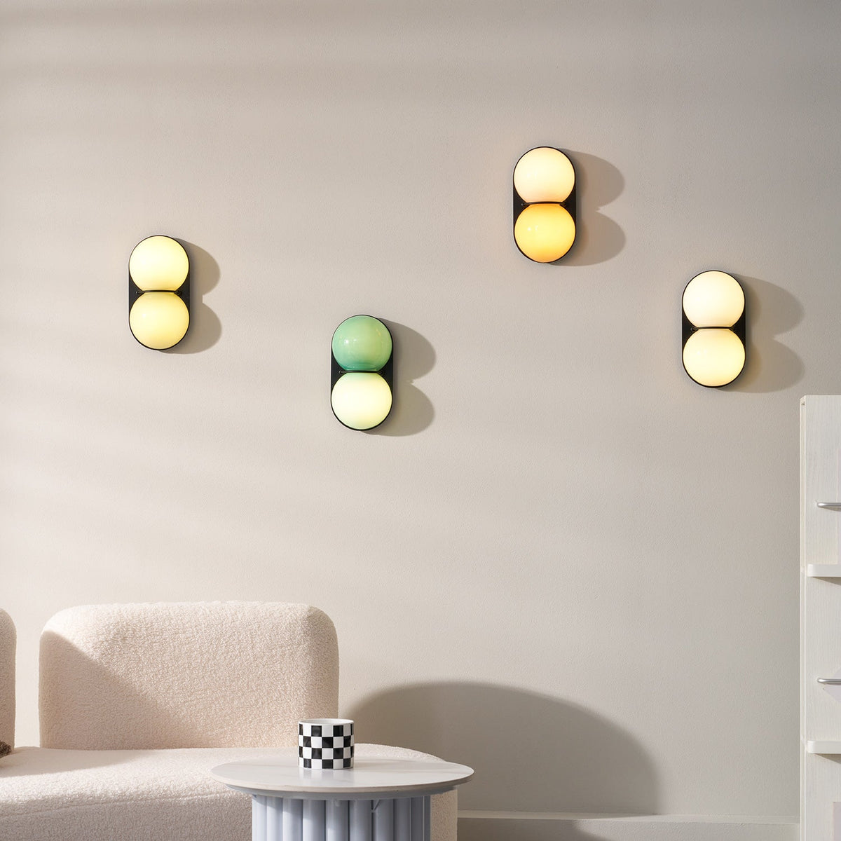 Eversham Twin Globe Wall Lamp