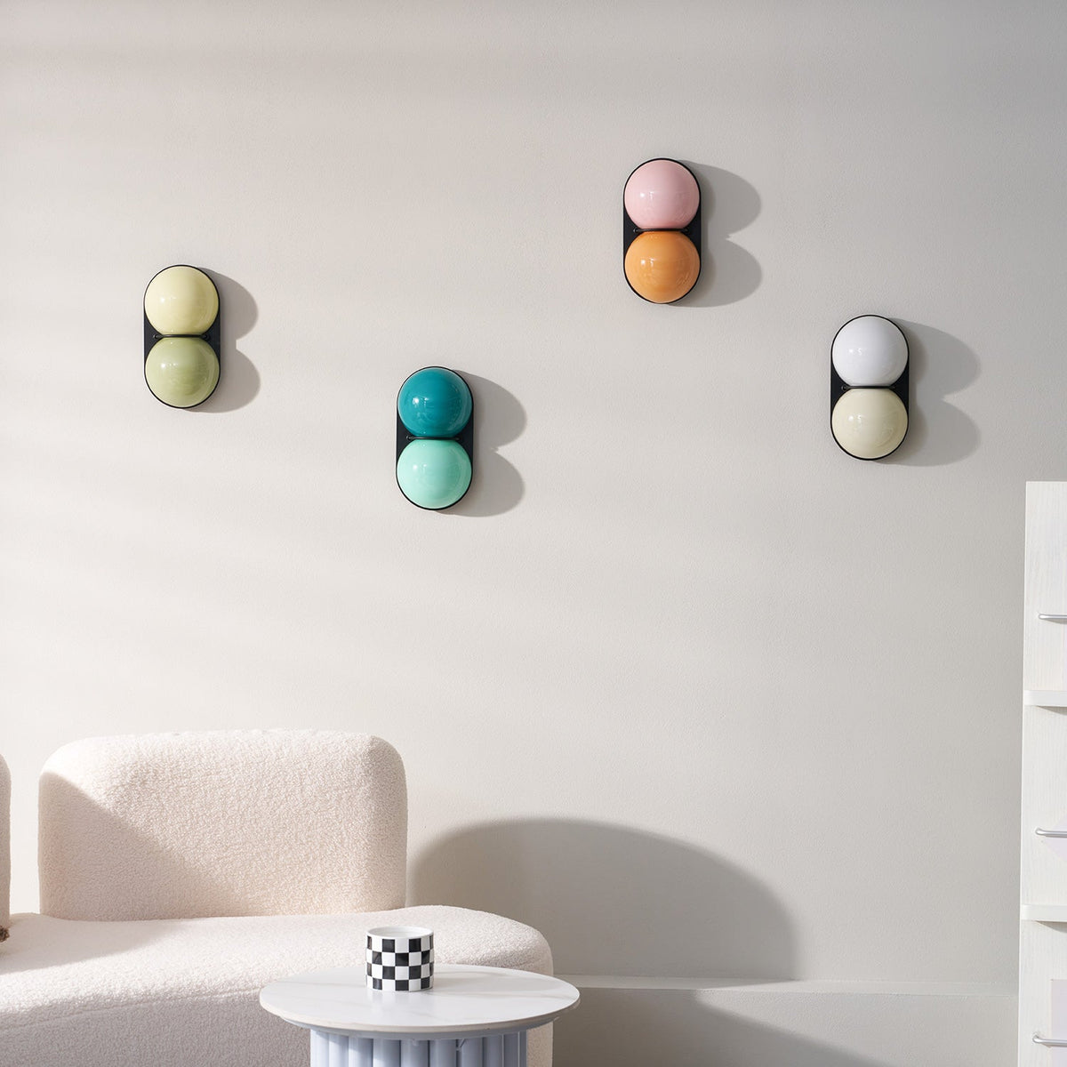 Eversham Twin Globe Wall Lamp