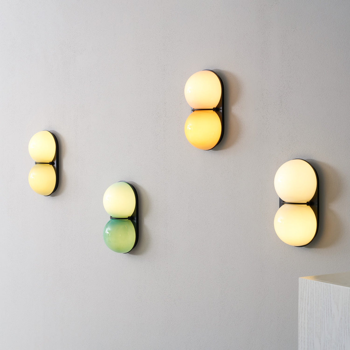 Eversham Twin Globe Wall Lamp