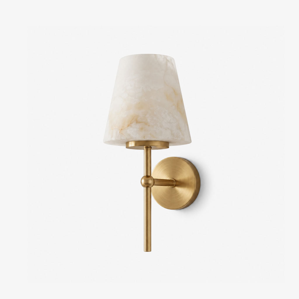 Stavermere Alabaster Wall Sconce