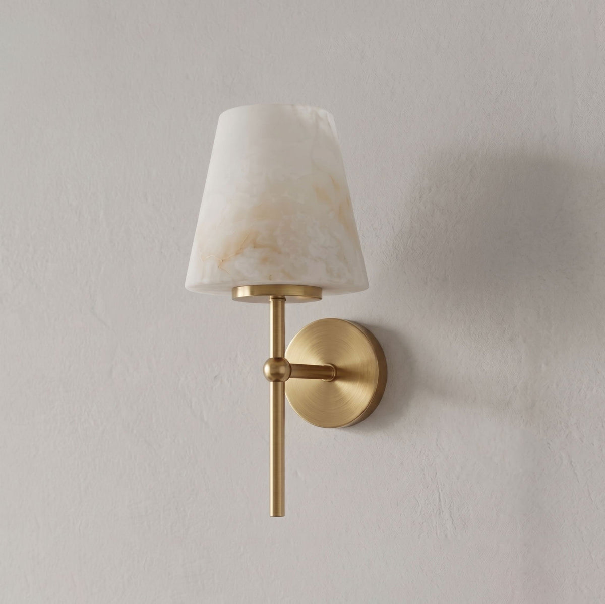 Stavermere Alabaster Wall Sconce