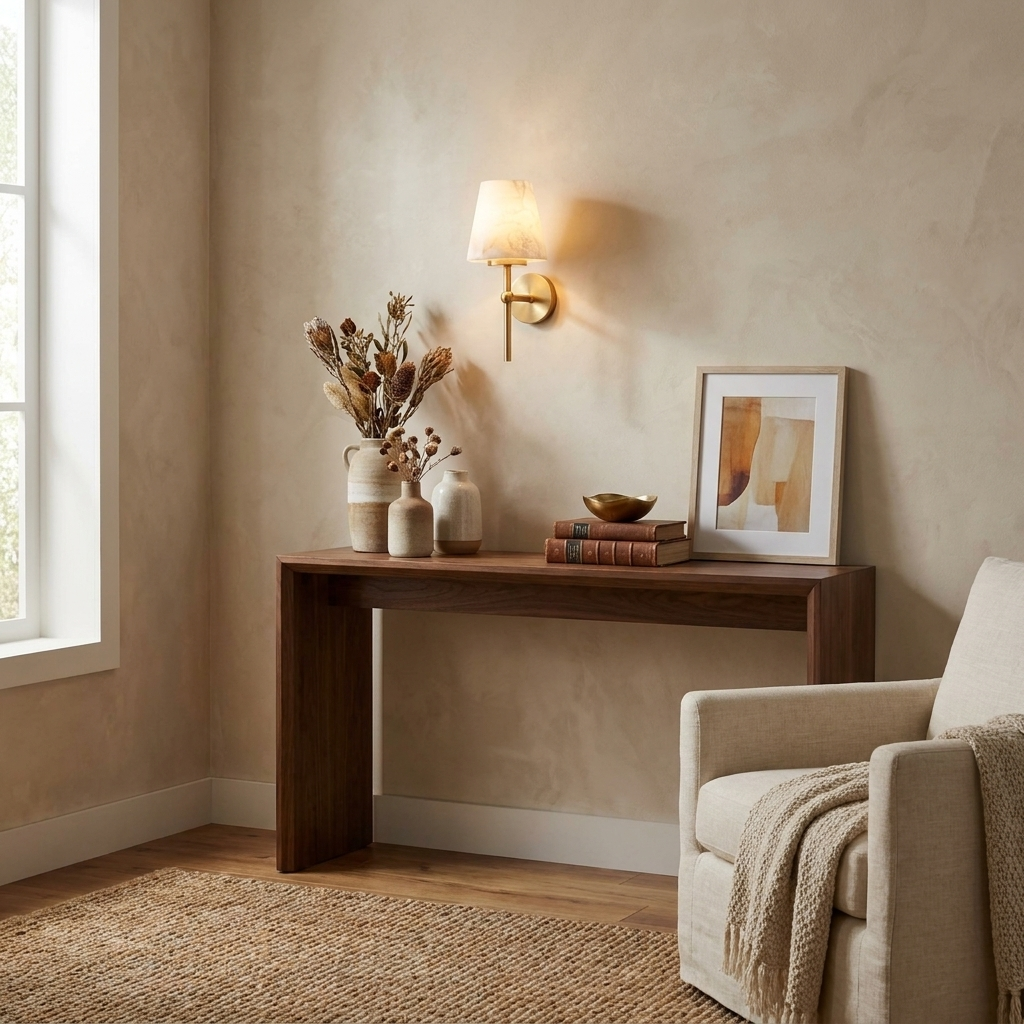 Stavermere Alabaster Wall Sconce