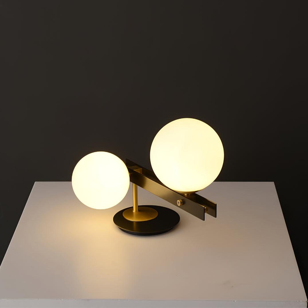 Veloella Contemporary Glass Table Lamp