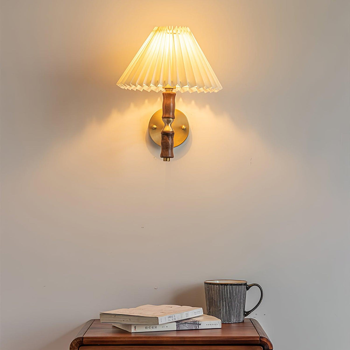 Lucienne Walnut Indoor Wall Light