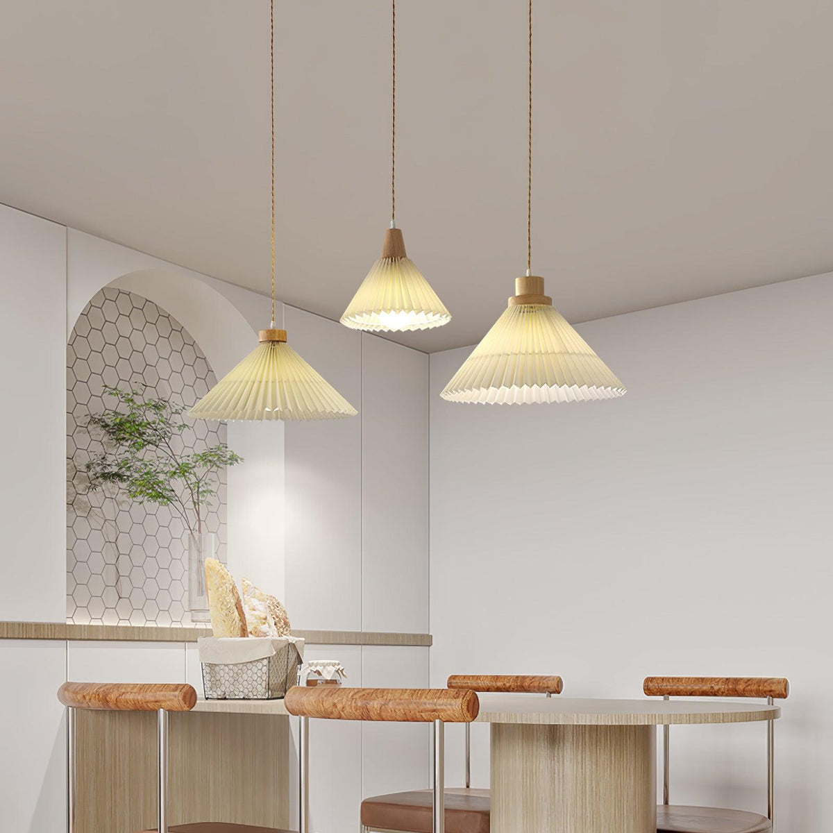 Enon Wooden Pendant Light