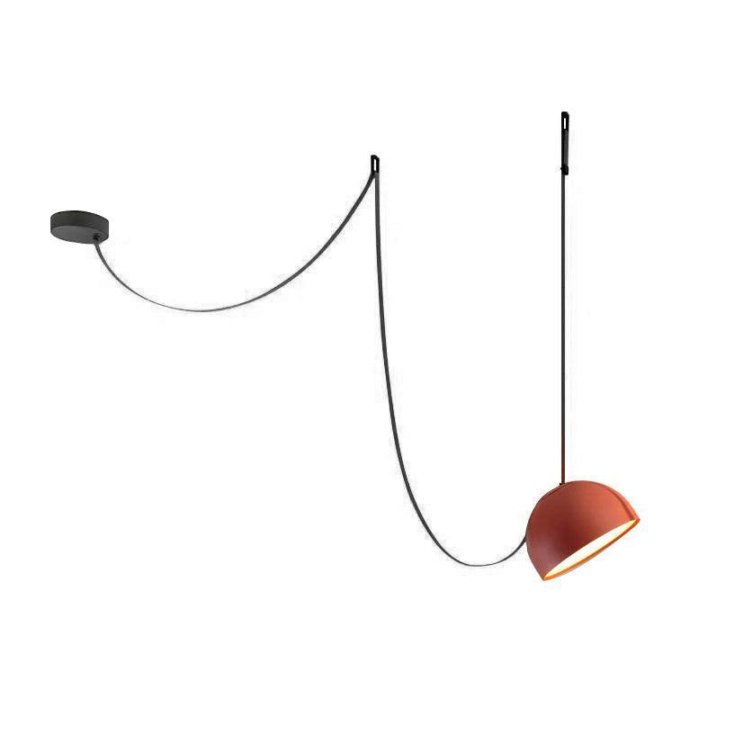 Elarok Modern Minimalist Combination Leather Pendant Light