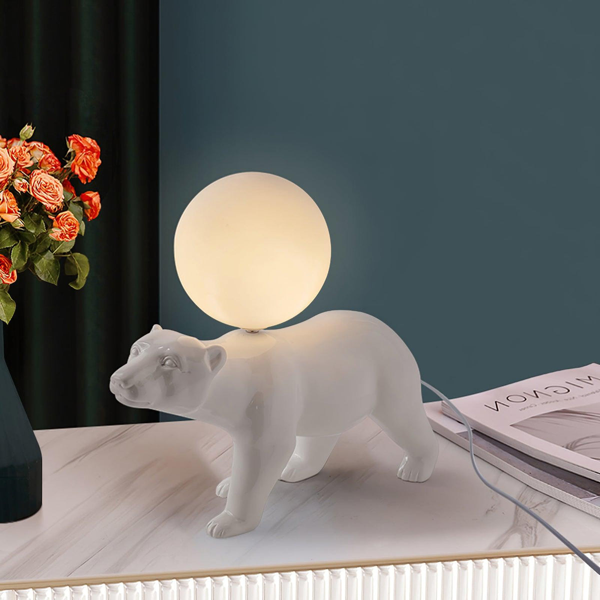 Bellano Whimsical Resin Table Lamp