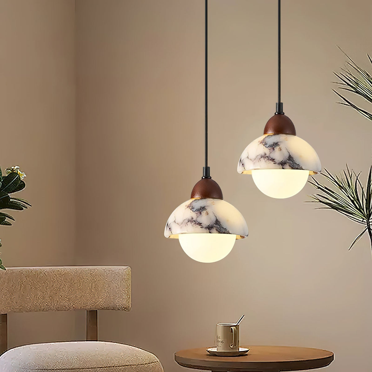 Kejo Marble Pendant Light