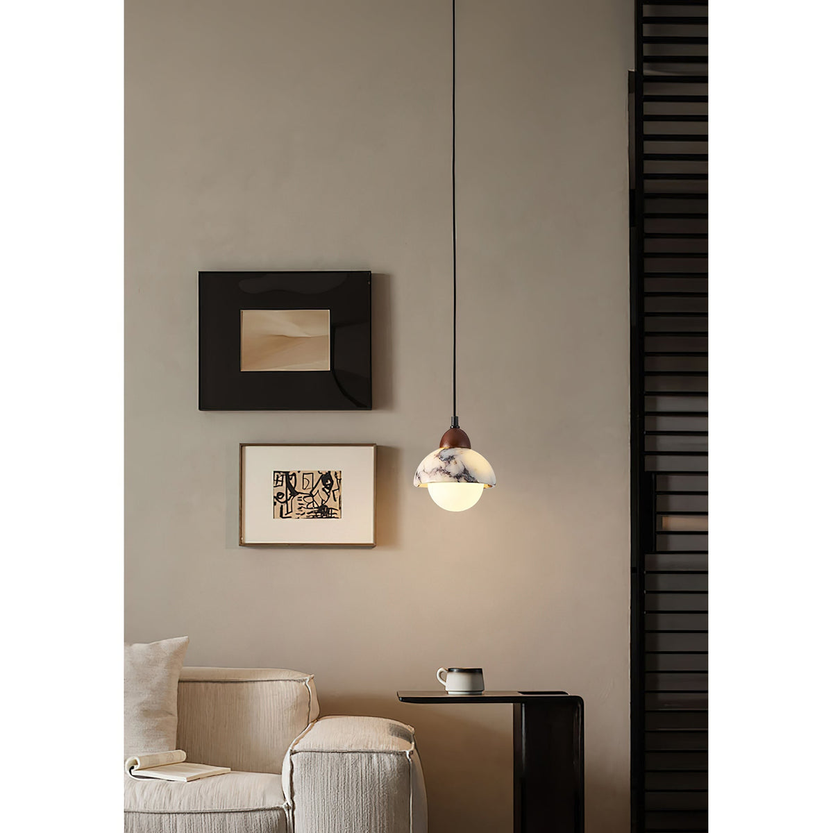 Kejo Marble Pendant Light