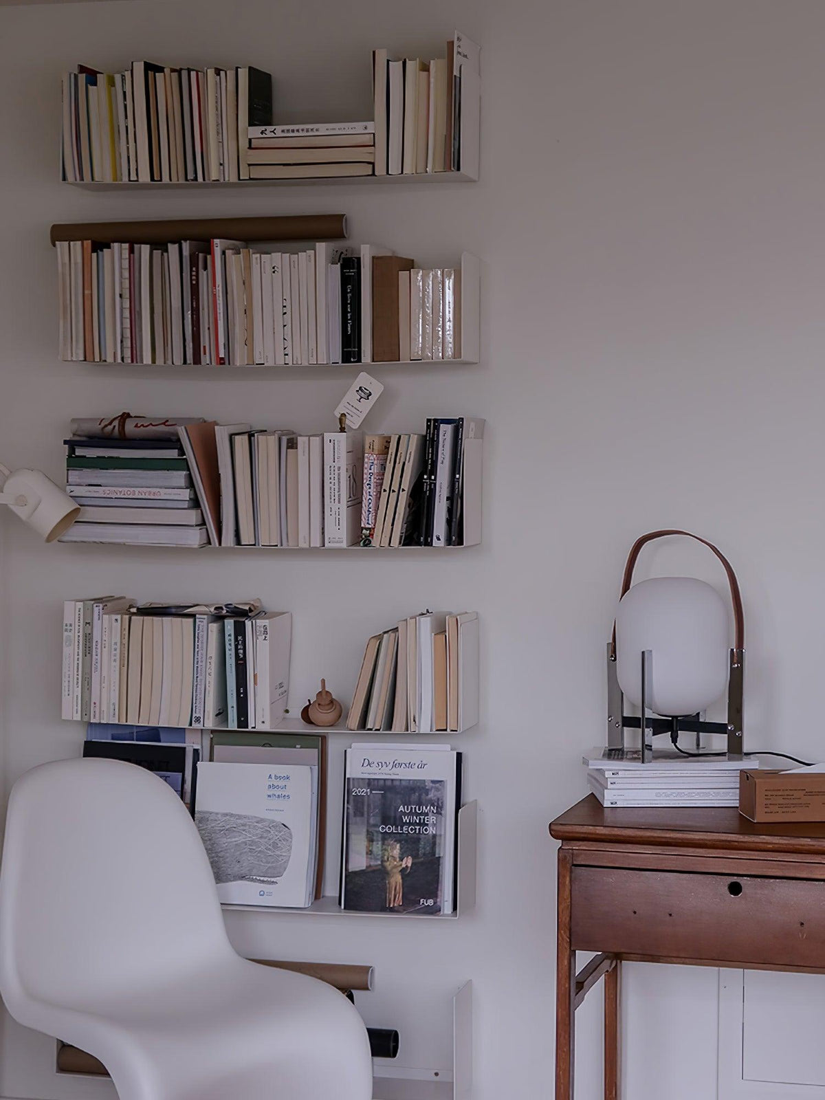 Harper Minimalist Glass Table Lamp