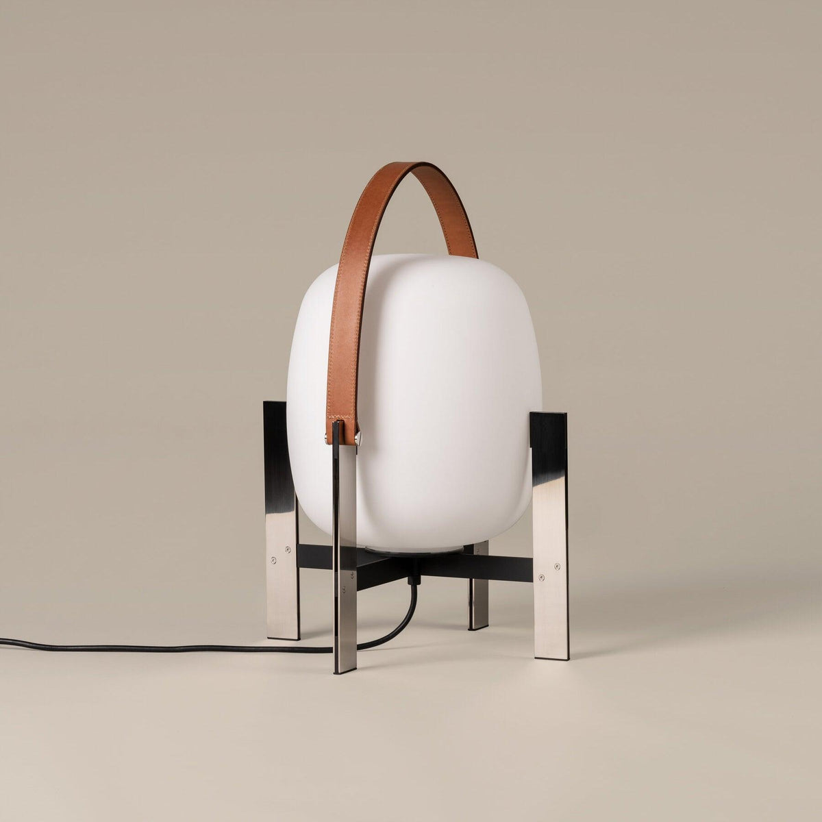 Harper Minimalist Glass Table Lamp