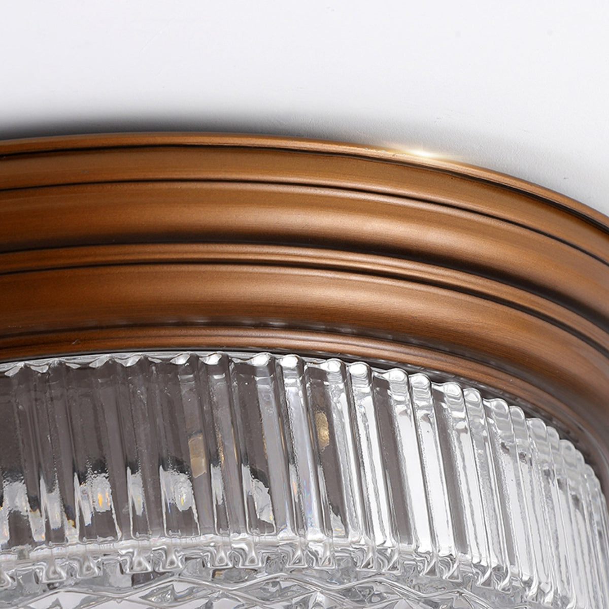 Pokia Crystal Round Flush Mount Ceiling Light