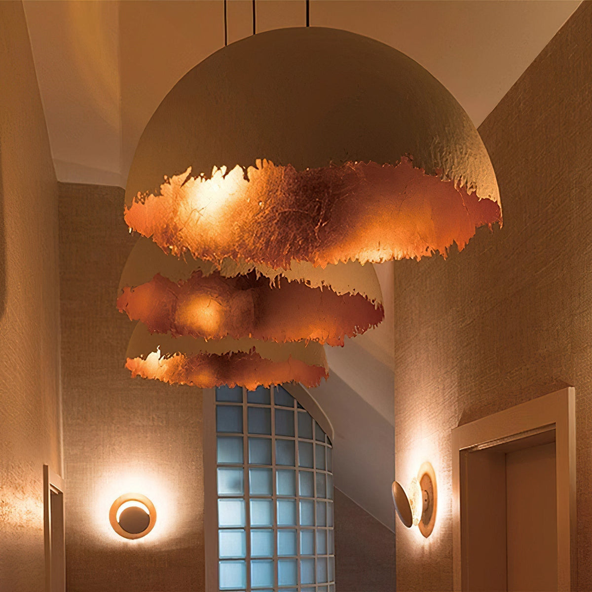 Viliriel Textured Fiberglass Pendant Light