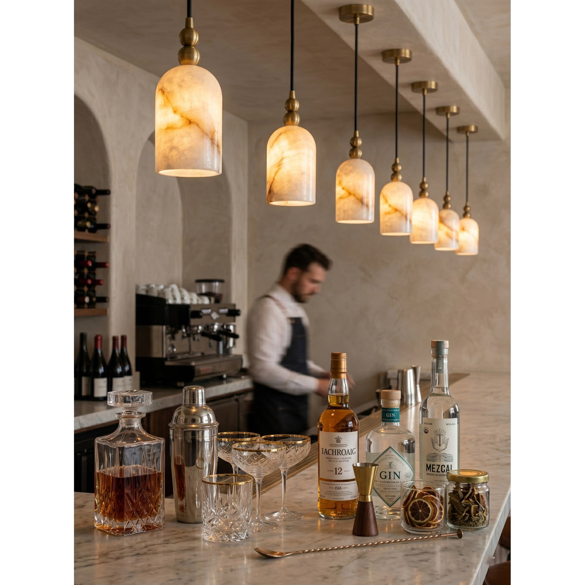 Yalin Alabaster Pendant Light