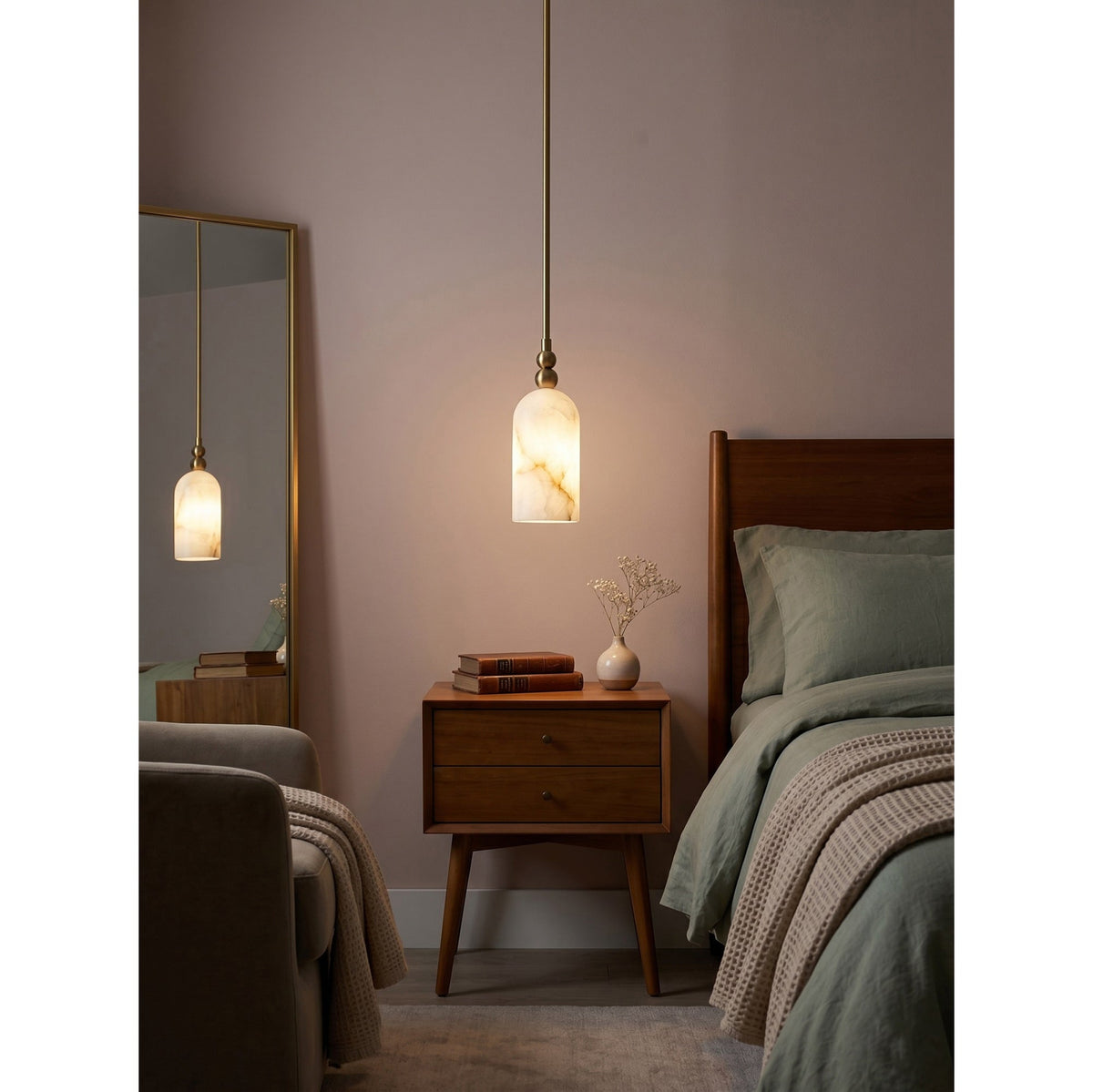 Yalin Alabaster Pendant Light