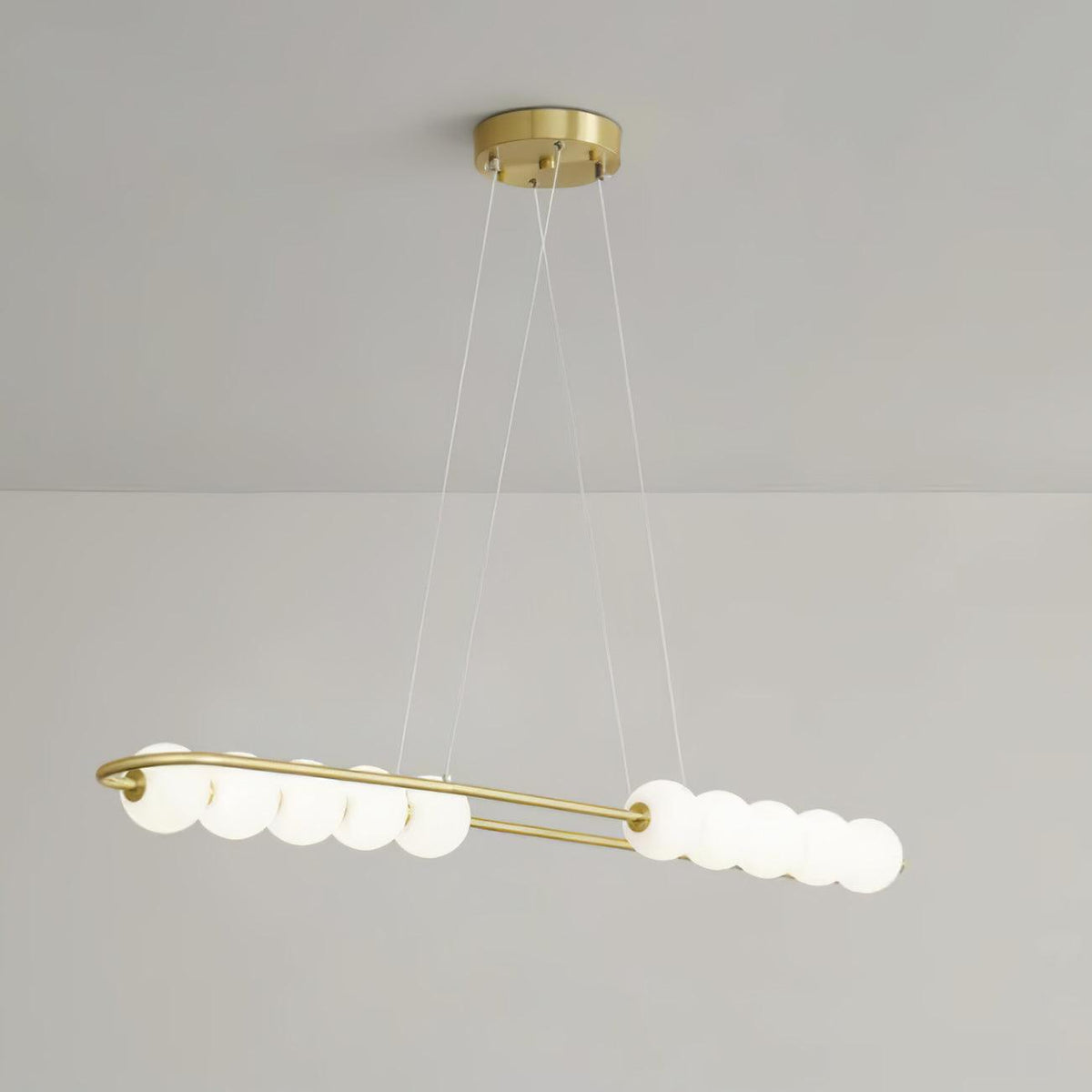 Auroira Contemporary Brass Pendant Lamp