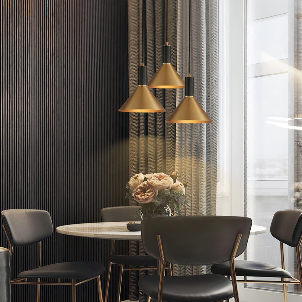 Casalelia Brass Cone Pendant Lamp