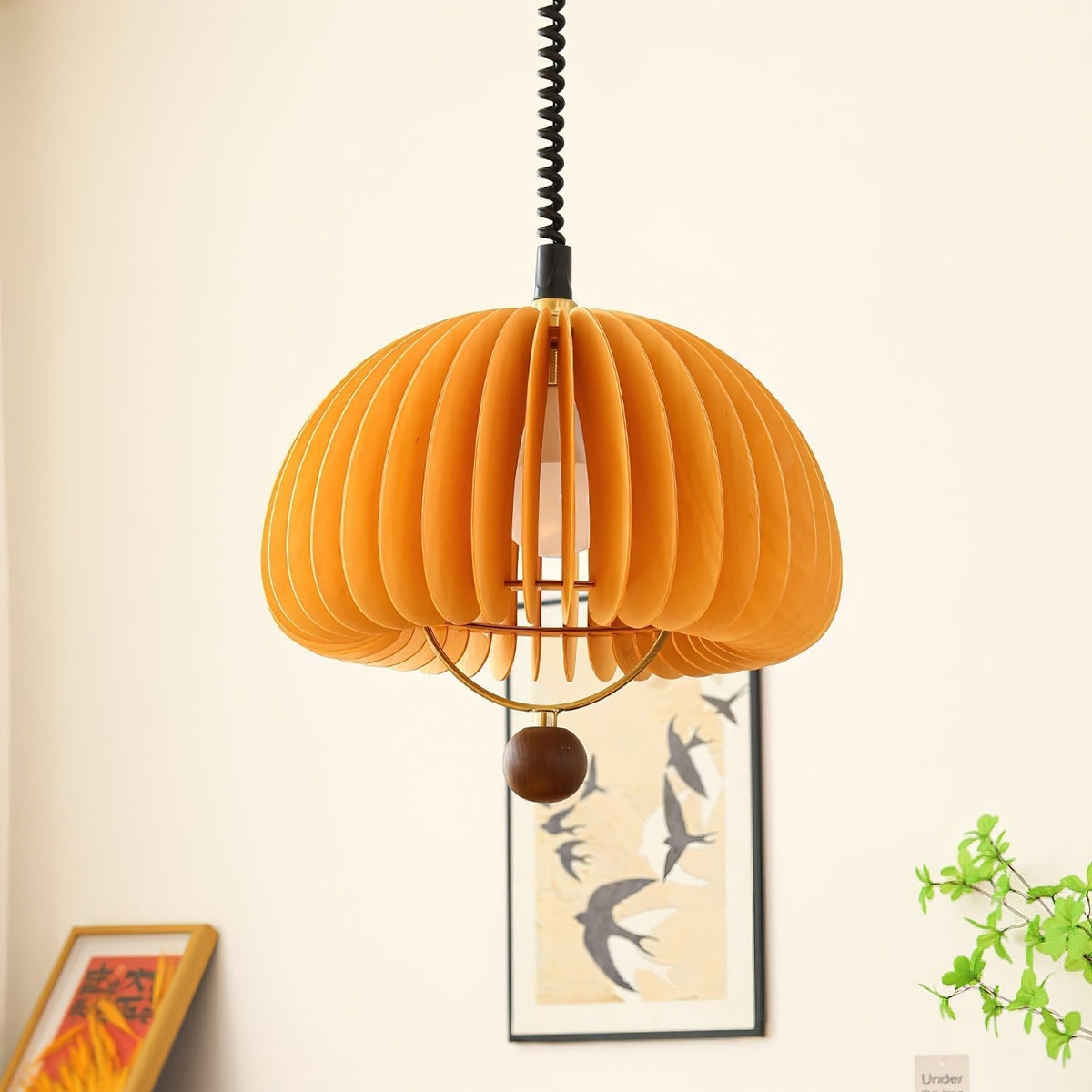 Fisher Modern Wood Pendant Light