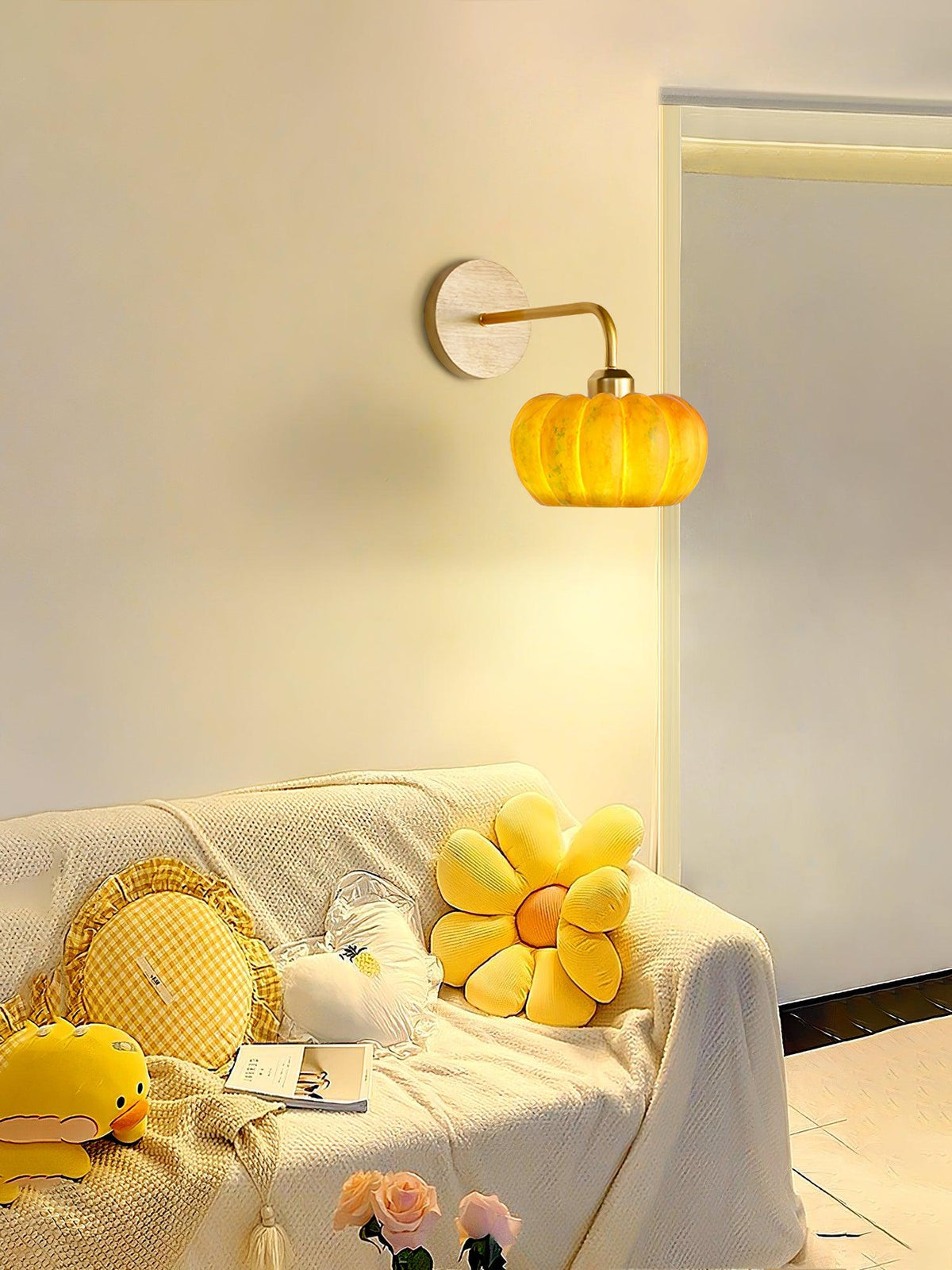 Vilorel Individual Creativity Pumpkin Wall Light
