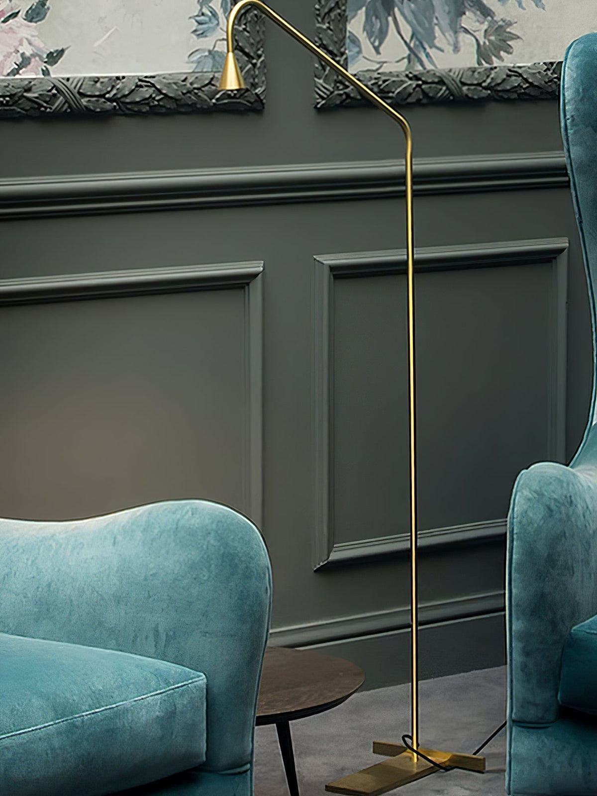 Arc Modern Gold Floor Lamp
