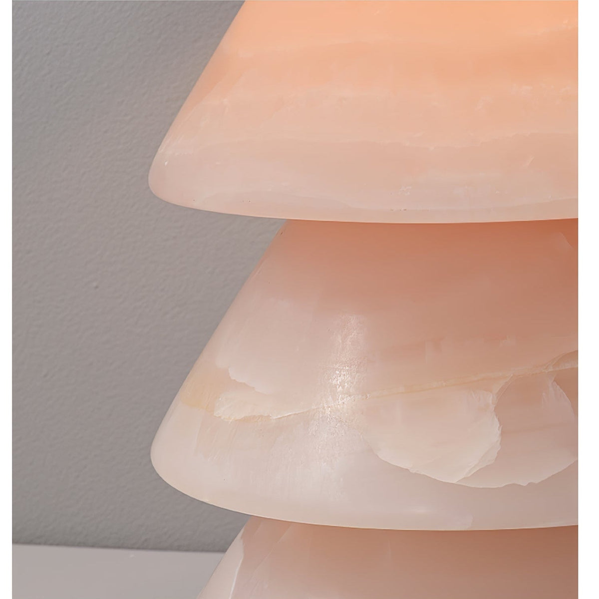 Pyramid Retro Marble Table Lamp
