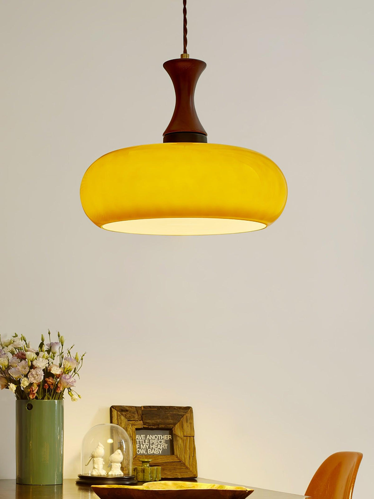 Cadenza Wood Retro Pendant Lamp