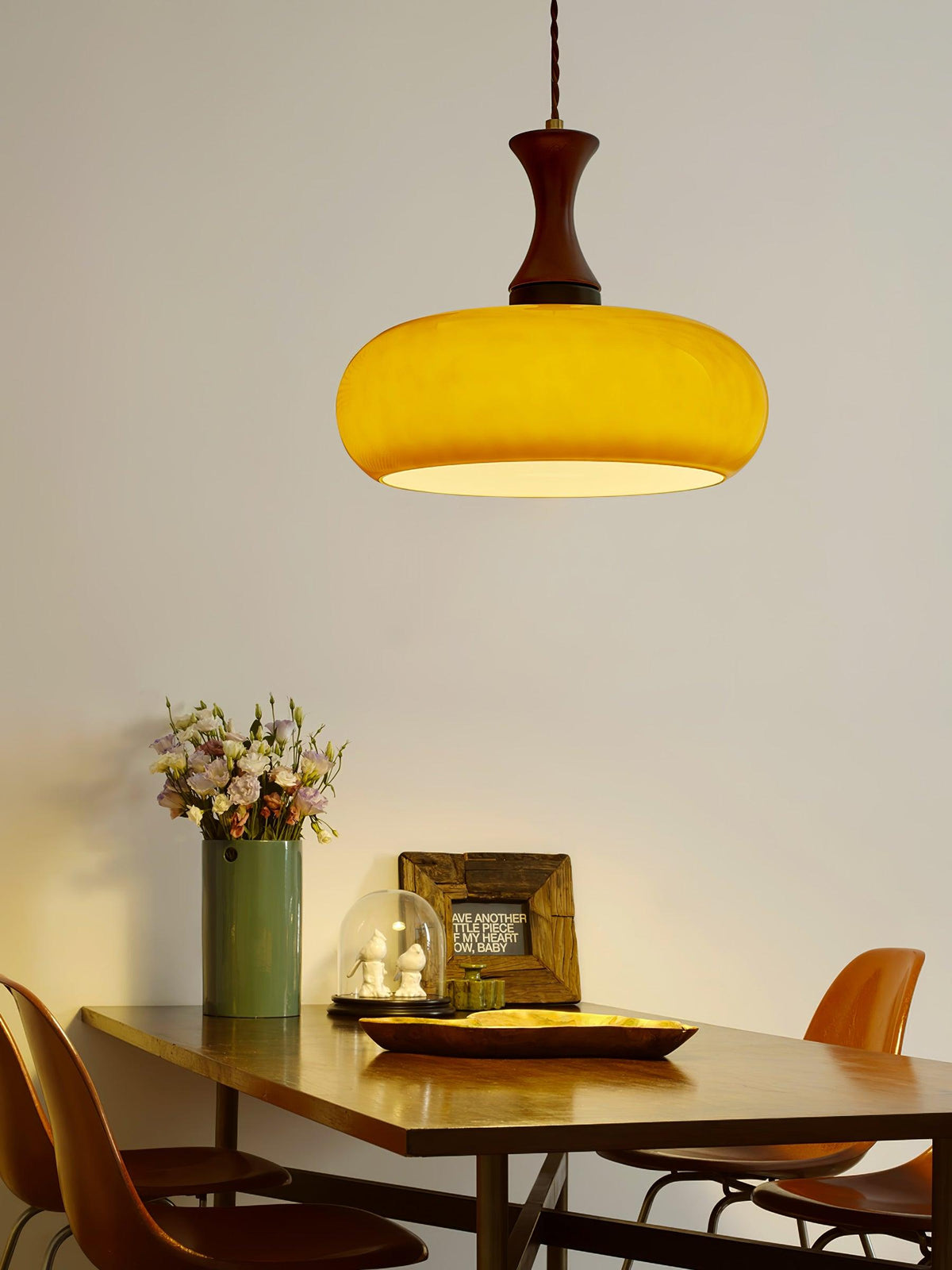 Cadenza Wood Retro Pendant Lamp
