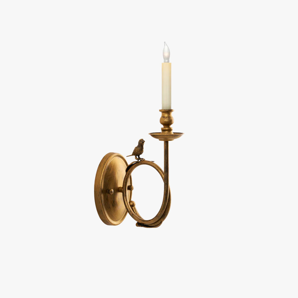 Kieran Vintage Bird Indoor Wall Sconce