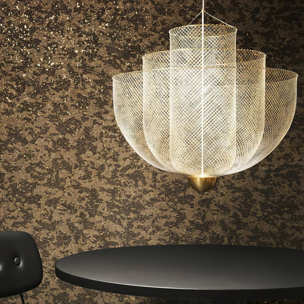 Terielissa Chandelier Meshmatics Hanging Radiant