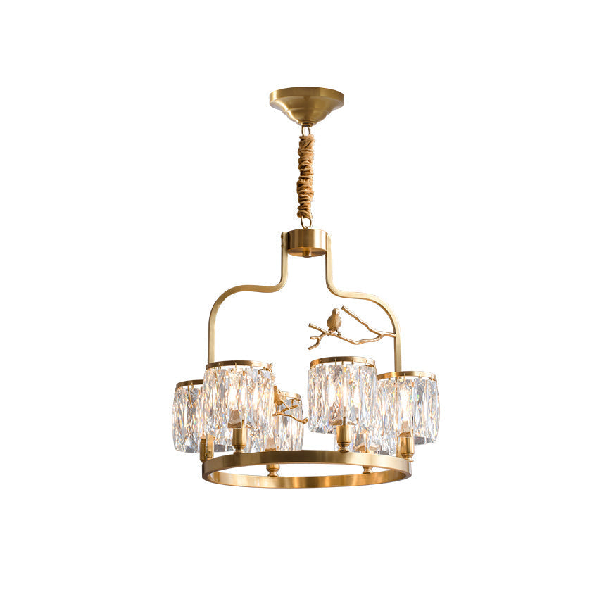 Bunoa Crystal Bird Chandelier