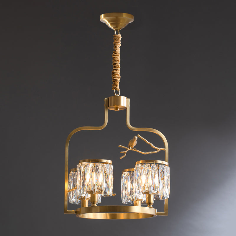 Bunoa Crystal Bird Chandelier