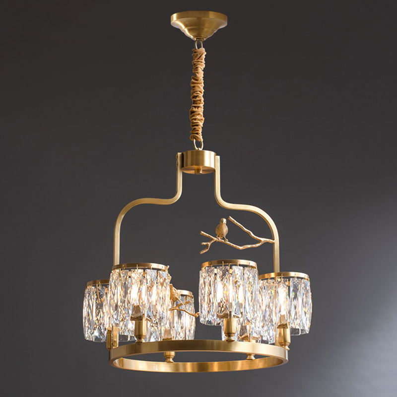 Bunoa Crystal Bird Chandelier