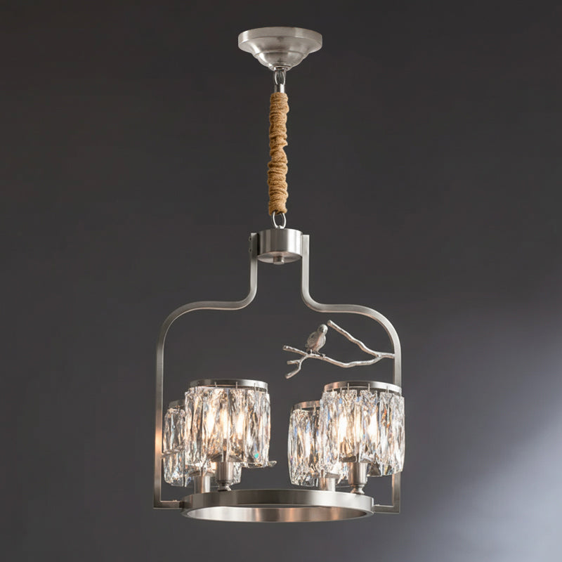 Bunoa Crystal Bird Chandelier