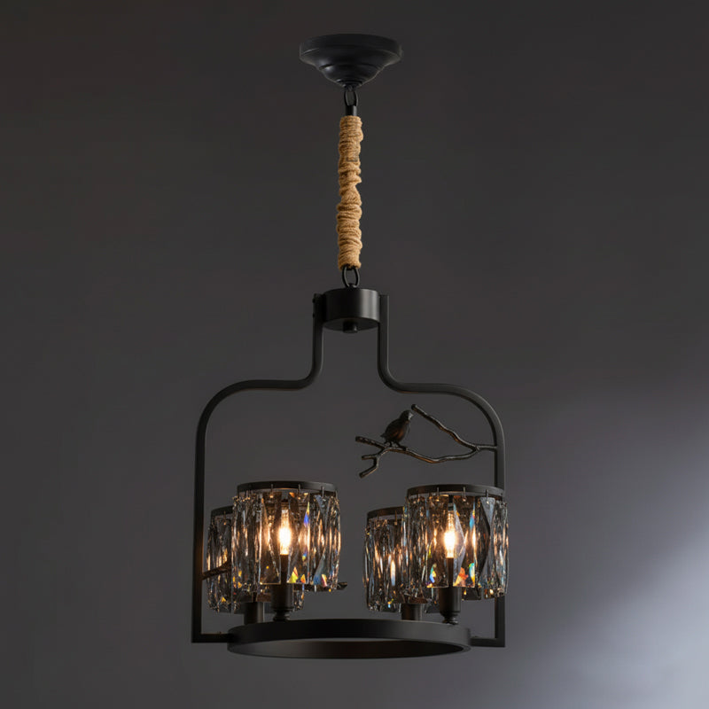 Bunoa Crystal Bird Chandelier