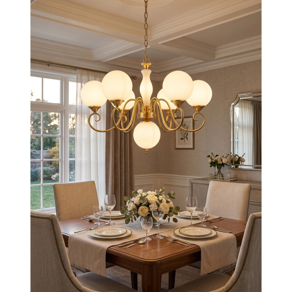Jamae Glass Chandelier