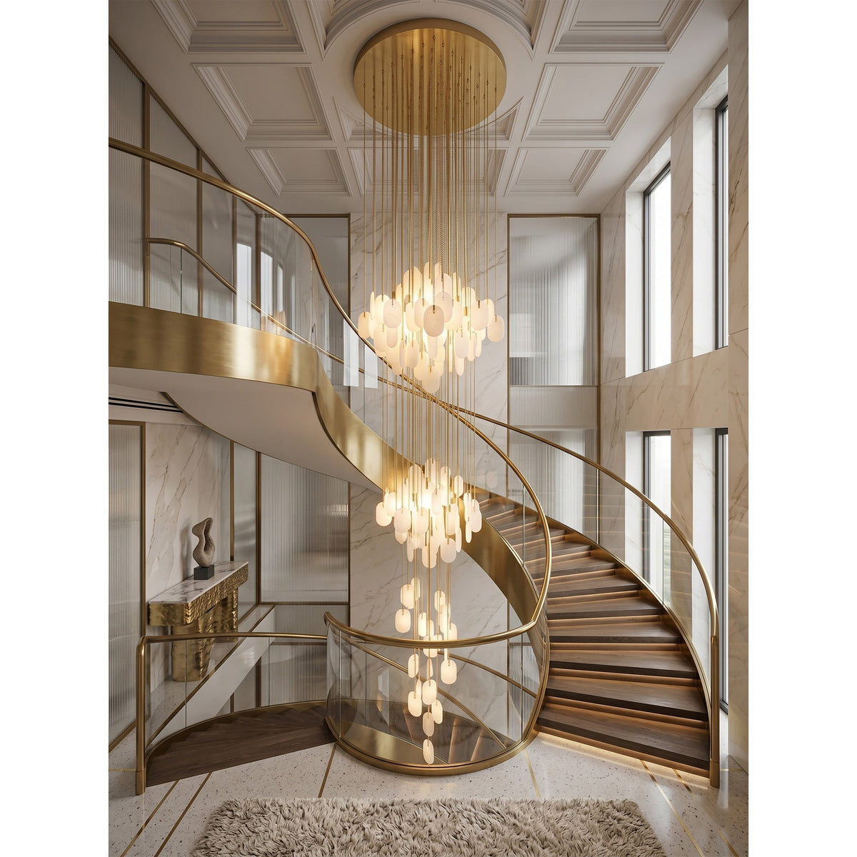 Nivivira Alabaster Chandelier