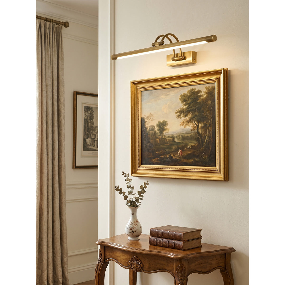 Enby Brass Rechargeable Indoor Wall Light