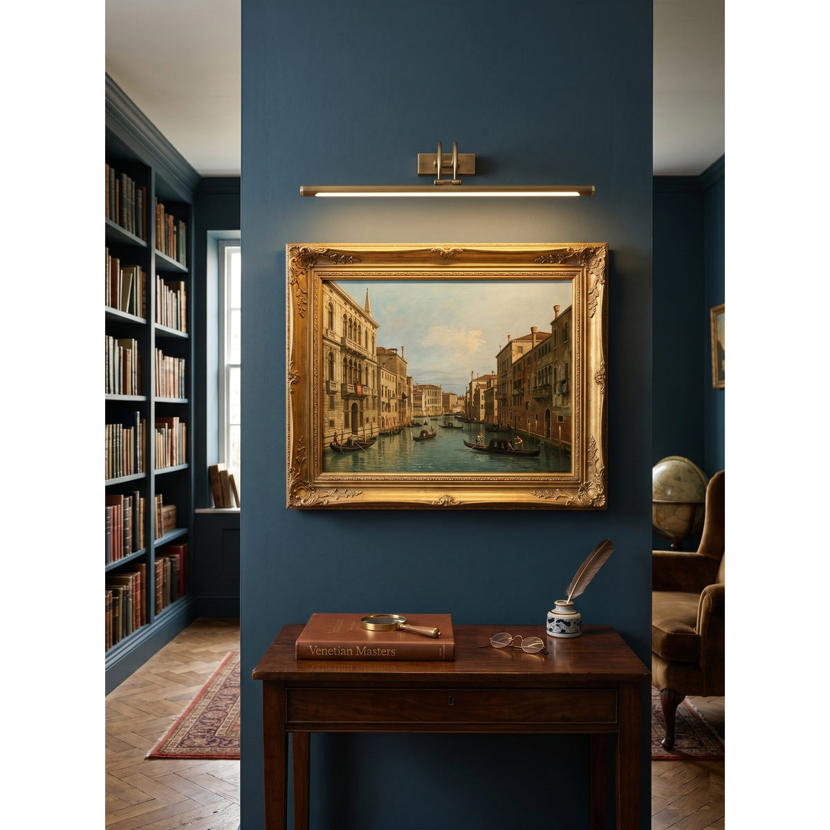 Enby Brass Rechargeable Indoor Wall Light