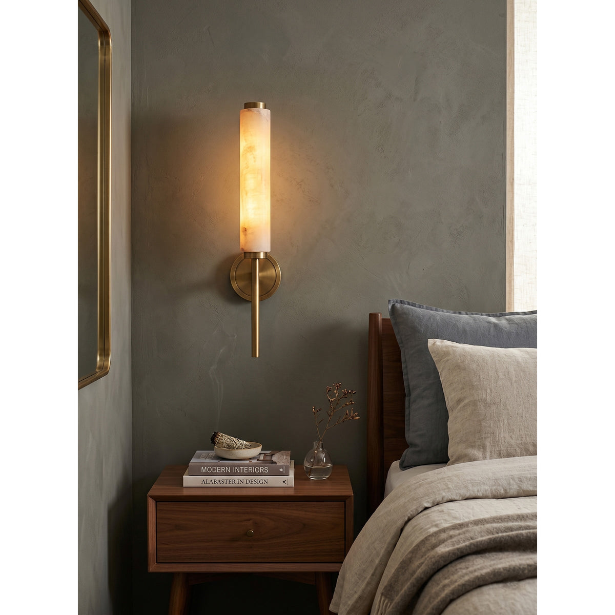 Neuma Alabaster Indoor Wall Light
