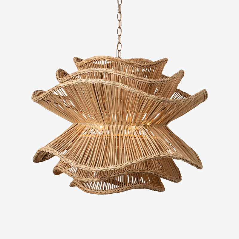 Zaden Rattan Chandelier