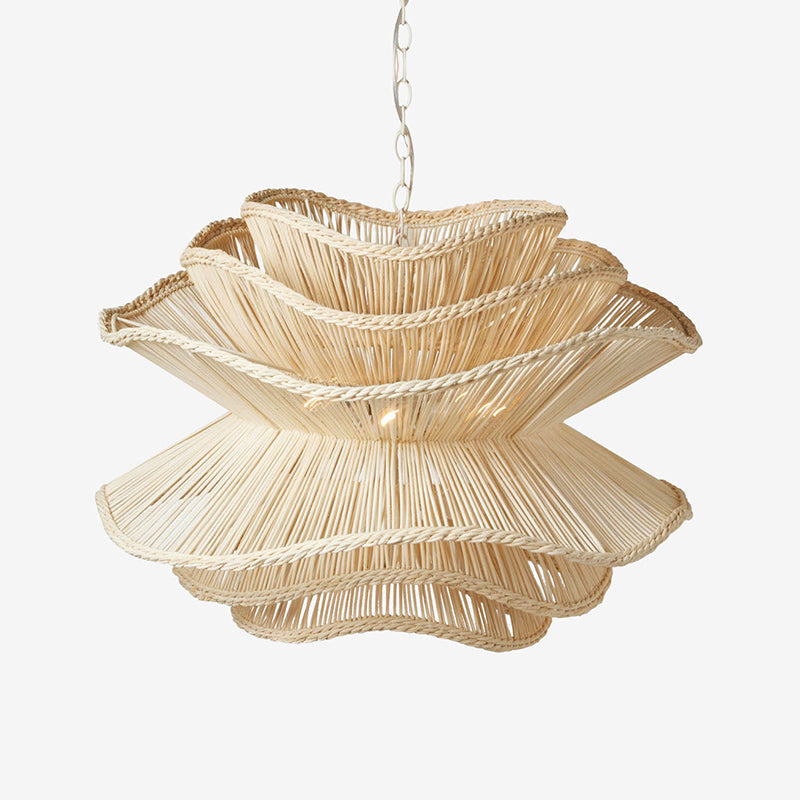 Zaden Rattan Chandelier