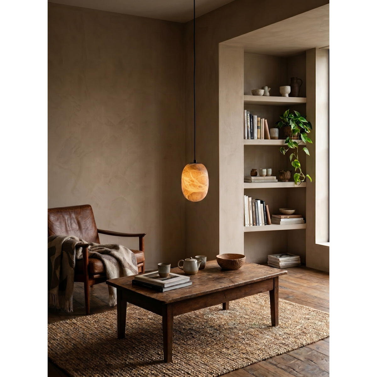 Eireenne Alabaster Pendant Lamp