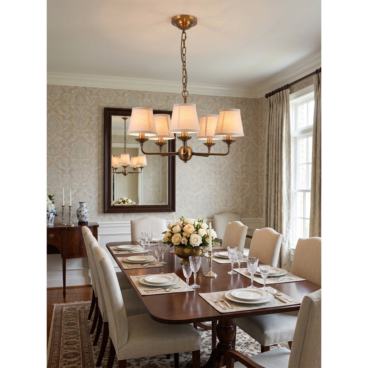 Hamei Brass Chandelier