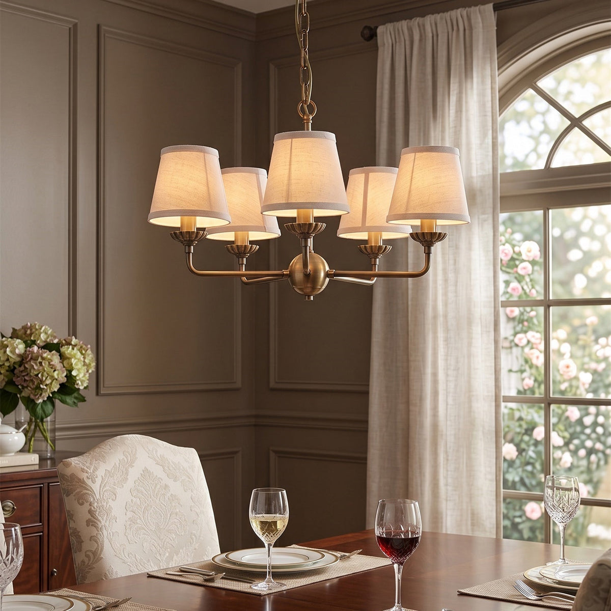 Hamei Brass Chandelier
