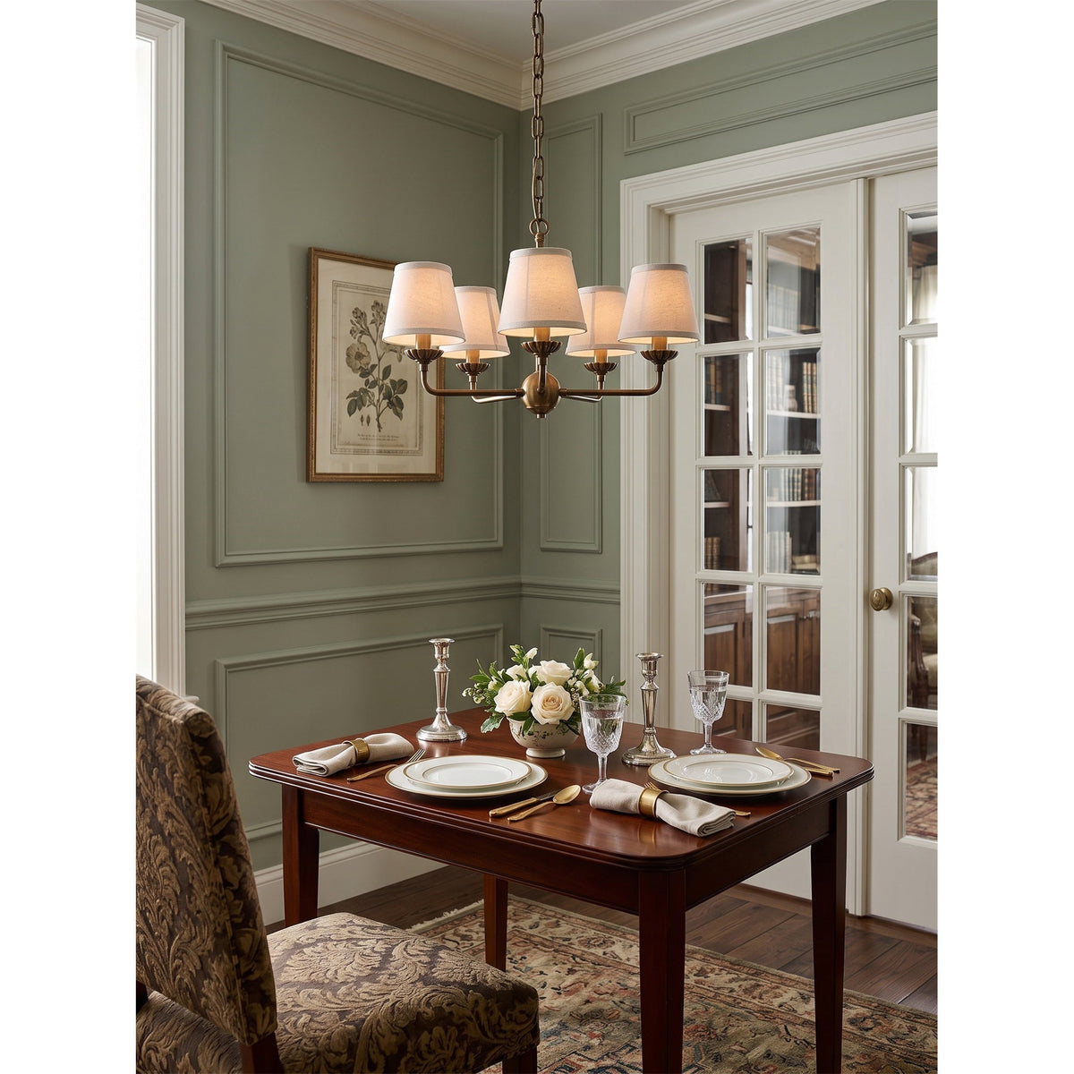 Hamei Brass Chandelier