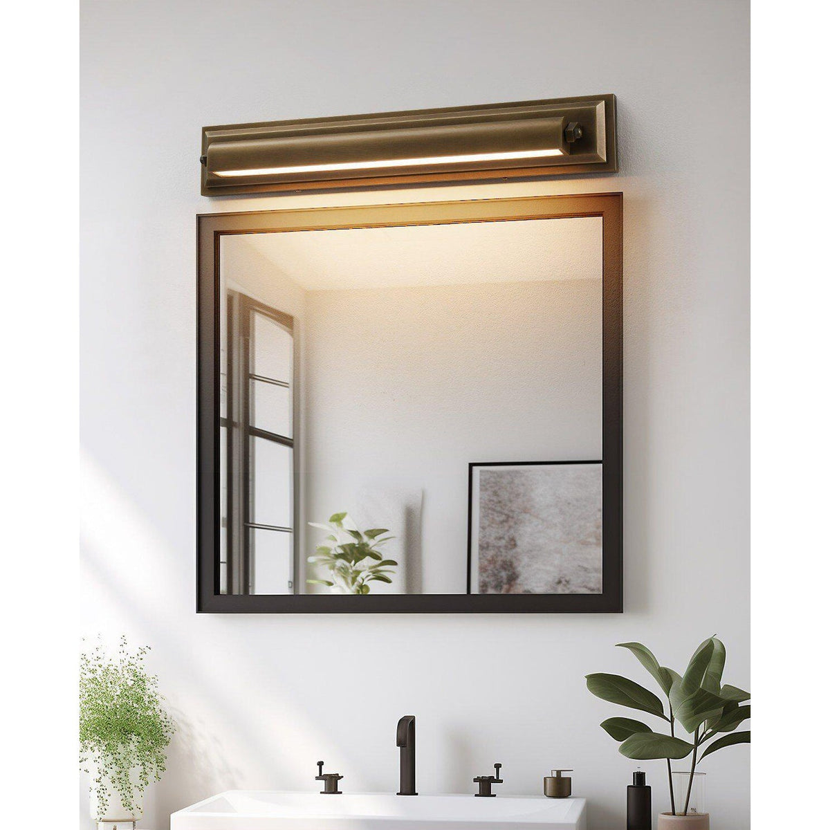 Eblin Brass Indoor Wall Light