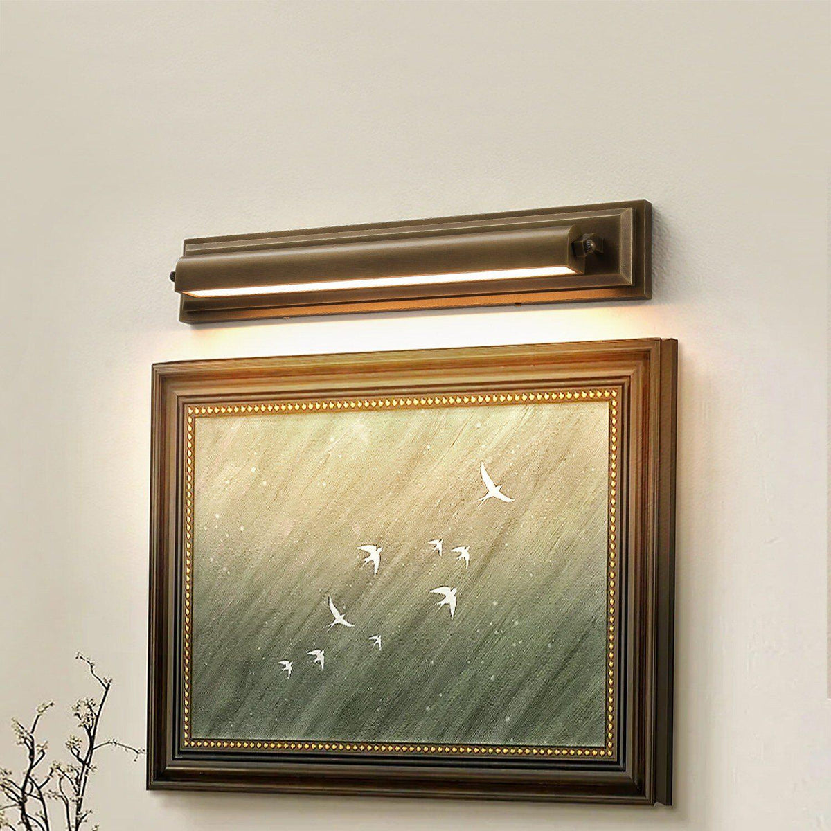 Eblin Brass Indoor Wall Light