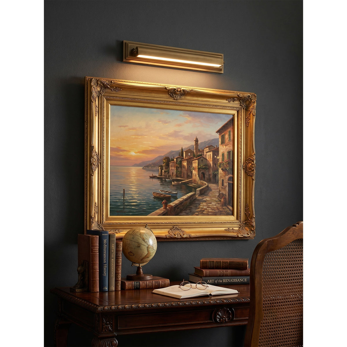 Eblin Brass Indoor Wall Light